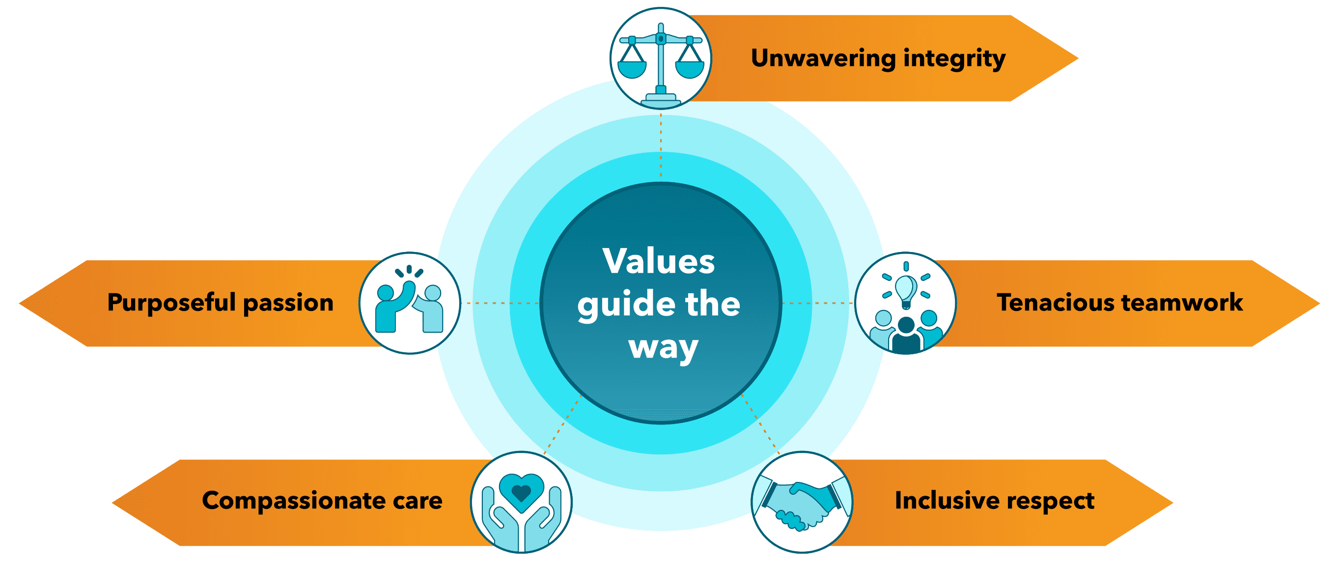Elicio Values guide the way